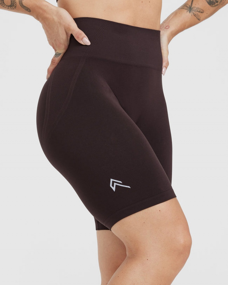 Dark Grey Oner Active Effortless Seamless Cycling Shorts | 04752KHRN