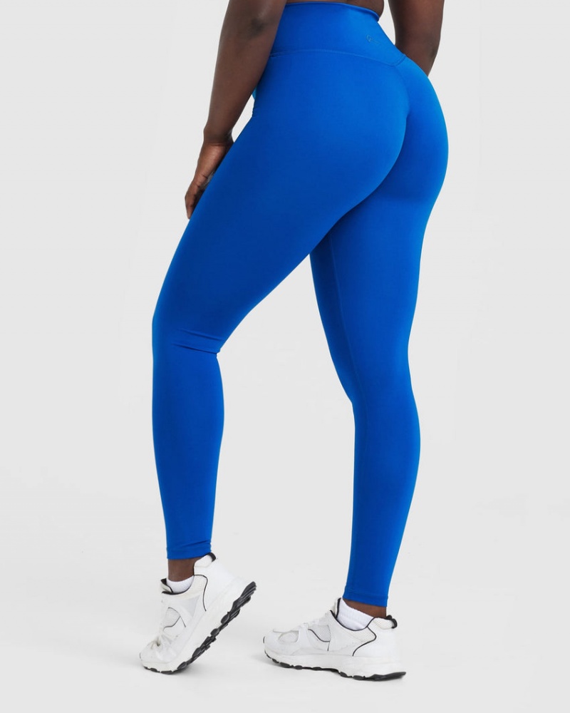 Deep Blue Oner Active Timeless High Waisted Leggings | 58741EFDY