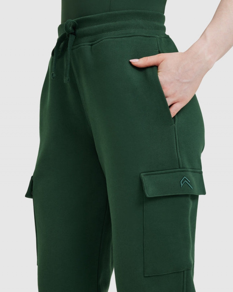 Deep Green Oner Active All Day Cargo Joggers | 45937UYHE