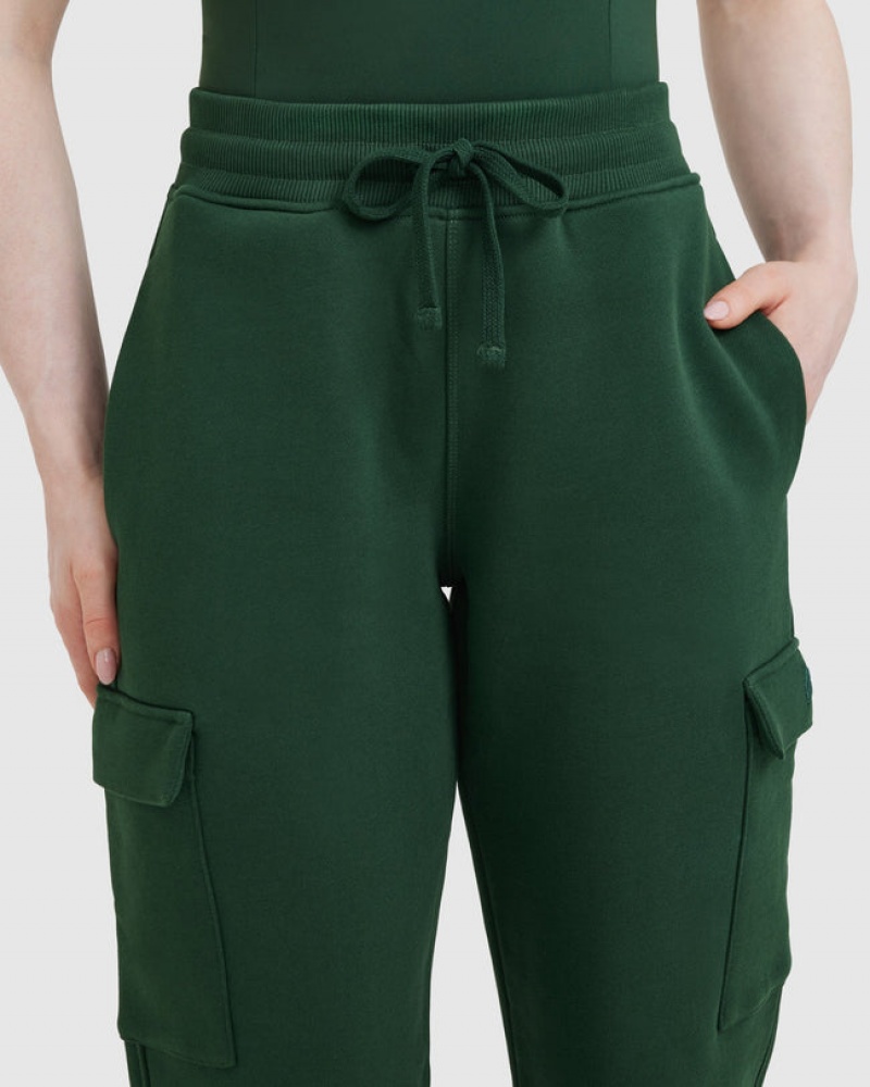 Deep Green Oner Active All Day Cargo Joggers | 45937UYHE