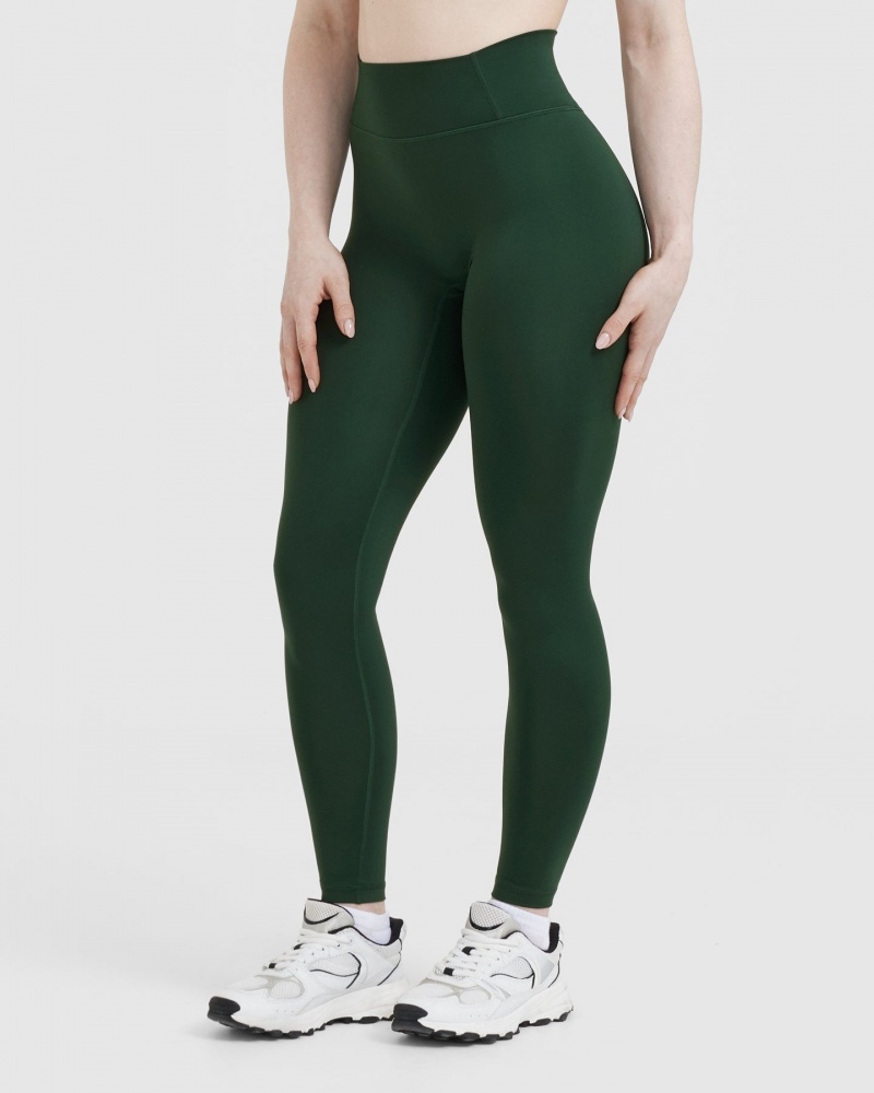 Deep Green Oner Active Timeless High Waisted Leggings | 20318OAJK