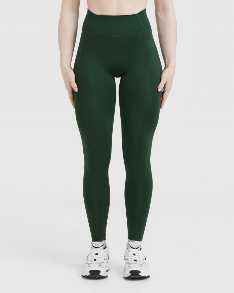 Deep Green Oner Active Timeless High Waisted Leggings | 20318OAJK