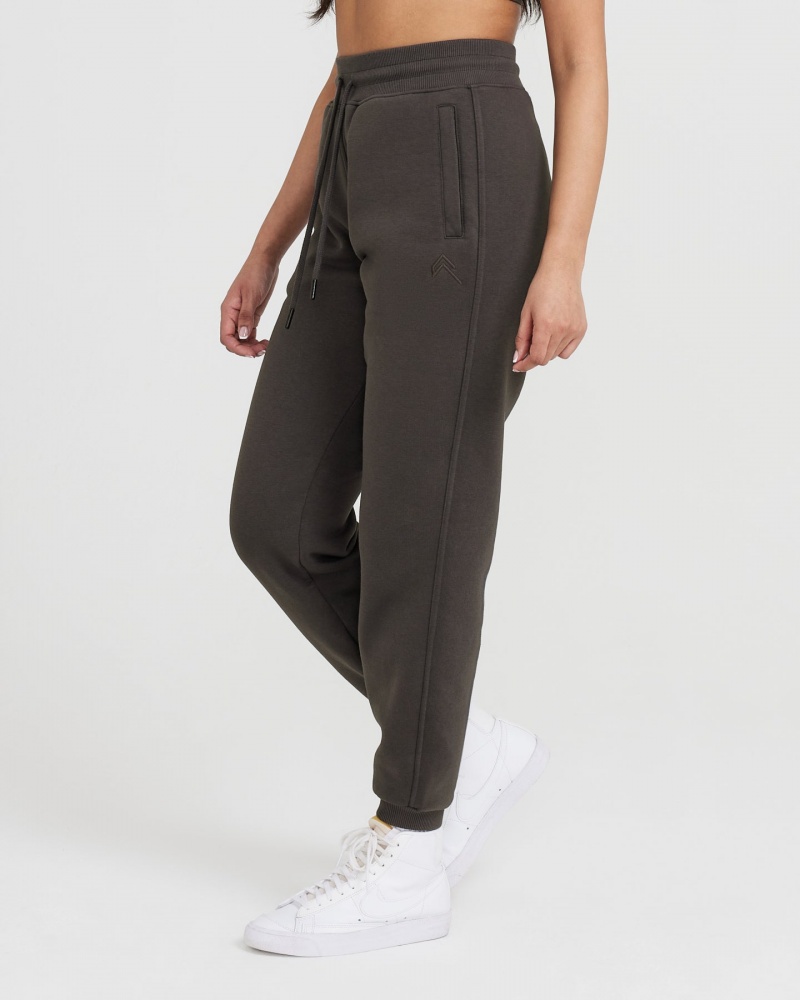 Deep Grey / Brown Oner Active Classic Joggers | 92174WGTK