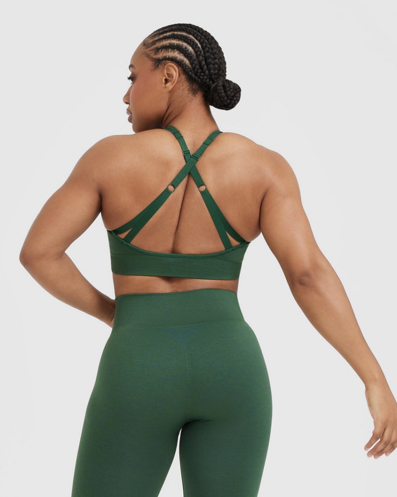 Green Oner Active Classic Seamless 2.0 Bralette Sports Bras | 27396MHIL