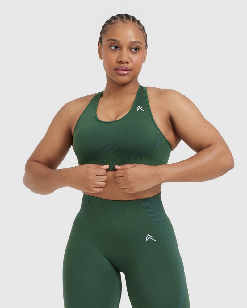 Green Oner Active Classic Seamless 2.0 Bralette Sports Bras | 27396MHIL