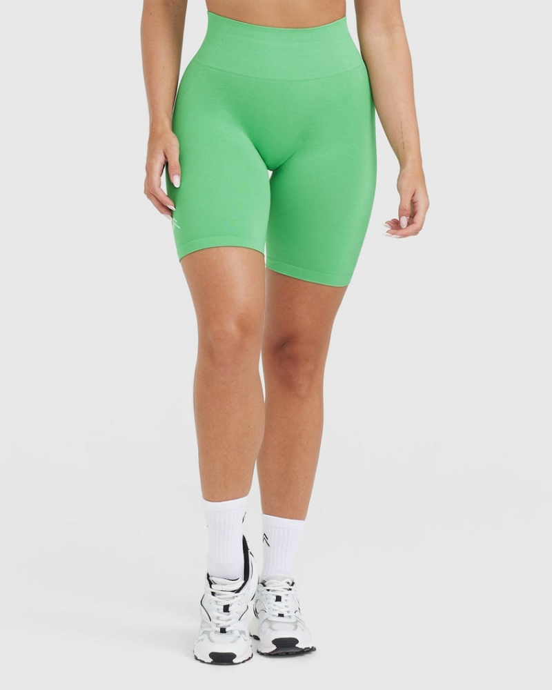 Green Oner Active Effortless Seamless Cycling Shorts | 20873RMHY