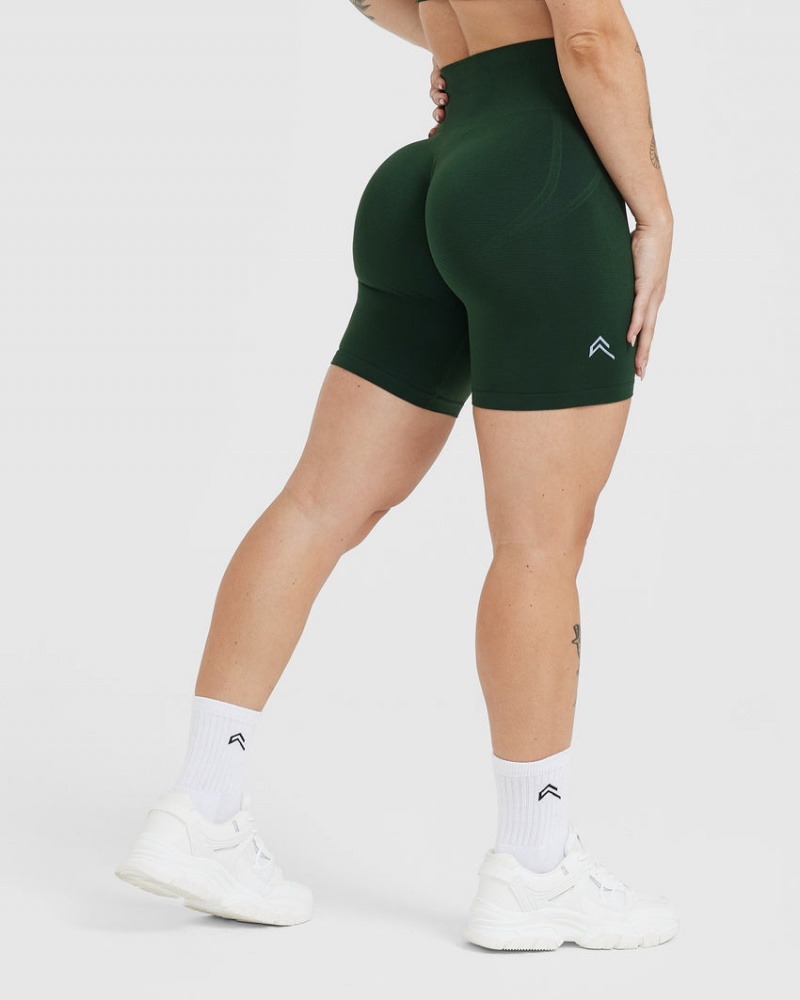 Green Oner Active Effortless Seamless Cycling Shorts | 30256MFDE