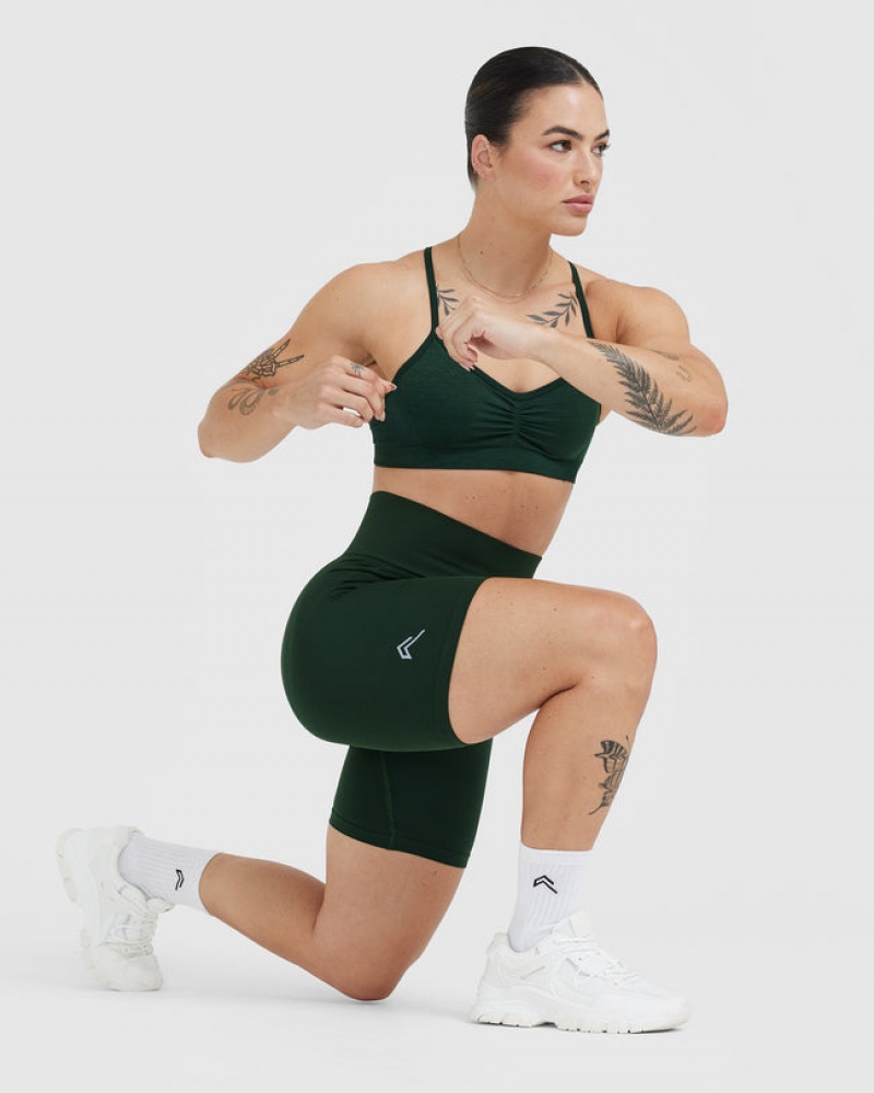 Green Oner Active Effortless Seamless Cycling Shorts | 30256MFDE