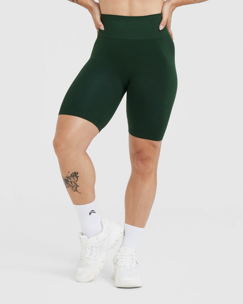 Green Oner Active Effortless Seamless Cycling Shorts | 30256MFDE