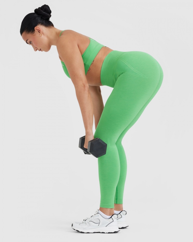 Green Oner Active Effortless Seamless Leggings | 07925SGBT