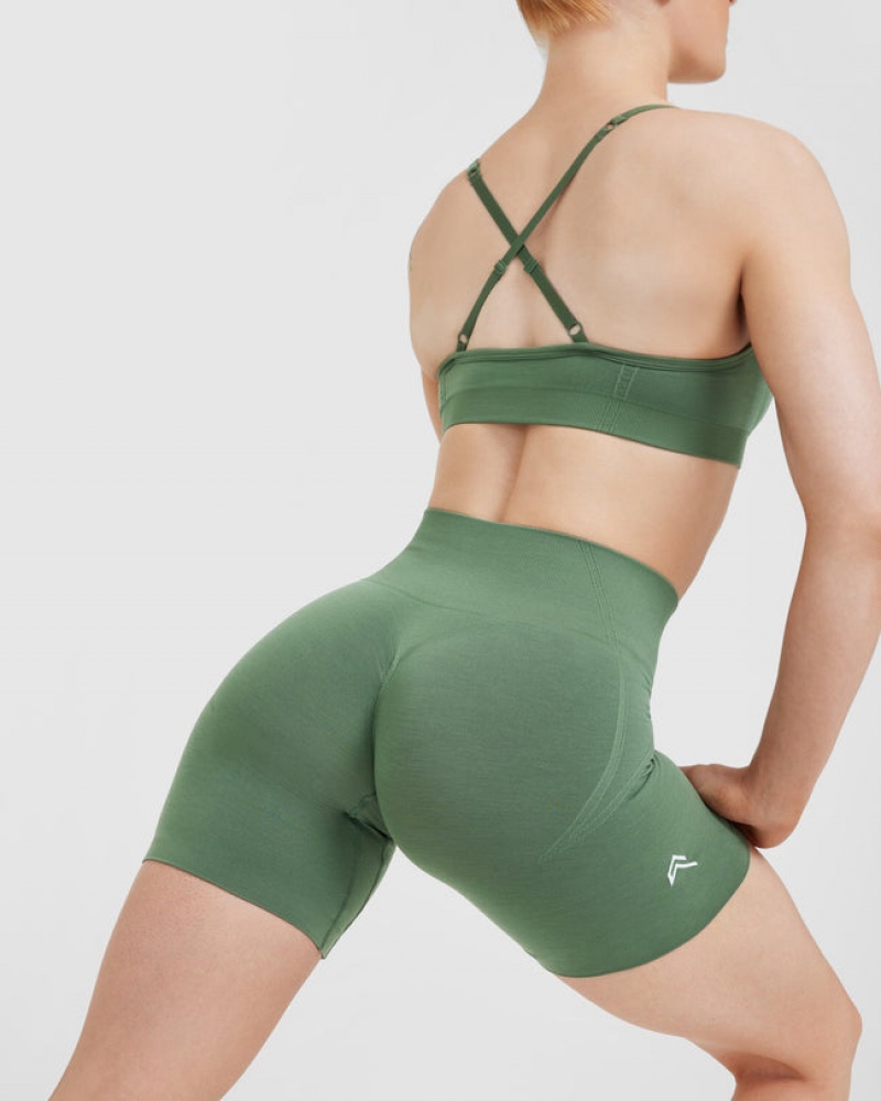 Green Oner Active Effortless Seamless Shorts | 16594JHAC