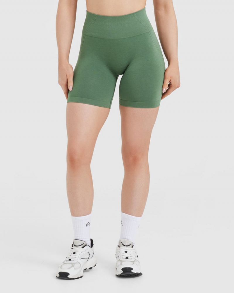 Green Oner Active Effortless Seamless Shorts | 16594JHAC