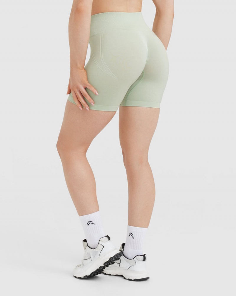 Green Oner Active Effortless Seamless Shorts | 62709NDVU