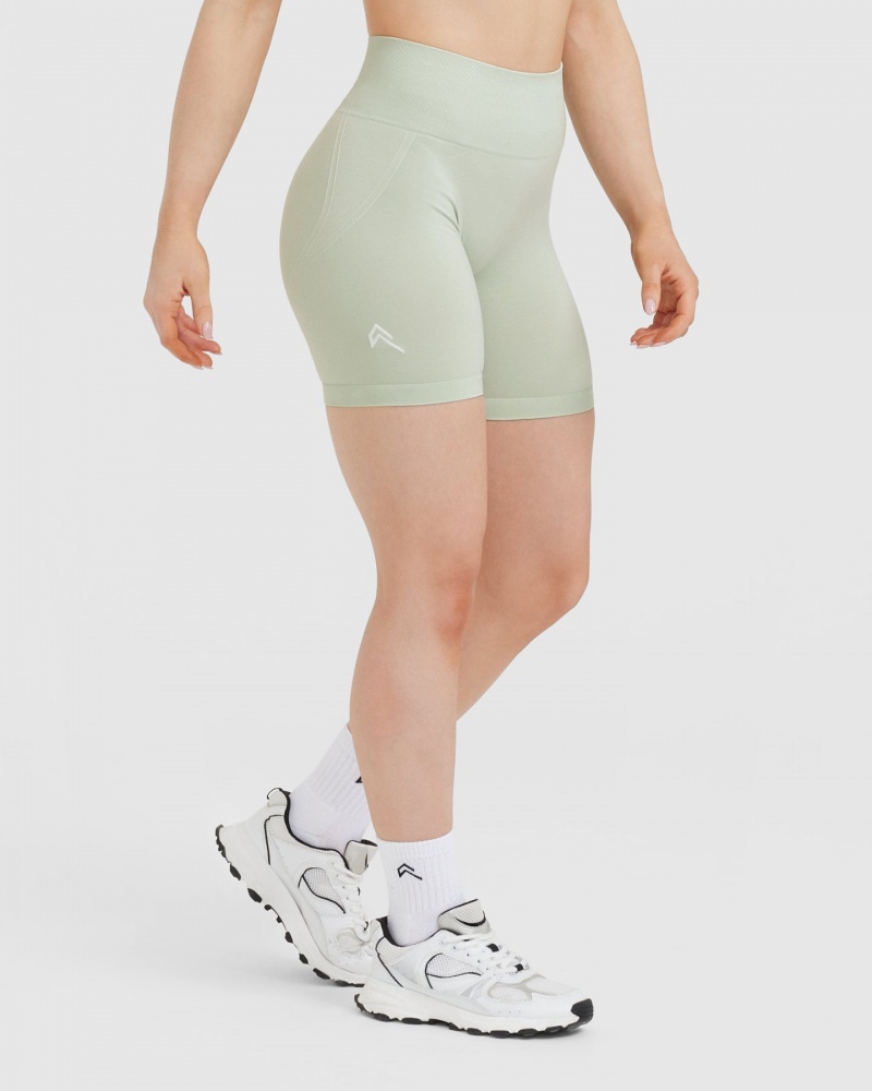 Green Oner Active Effortless Seamless Shorts | 62709NDVU