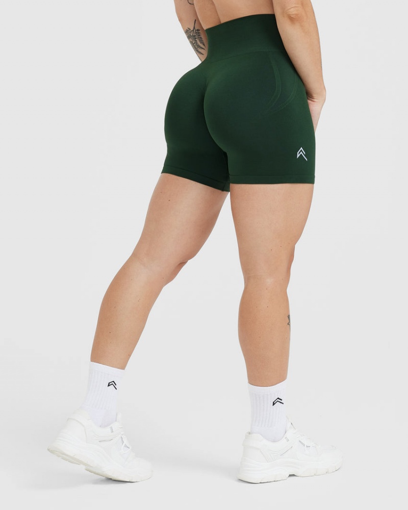 Green Oner Active Effortless Seamless Shorts | 45297ZKHR