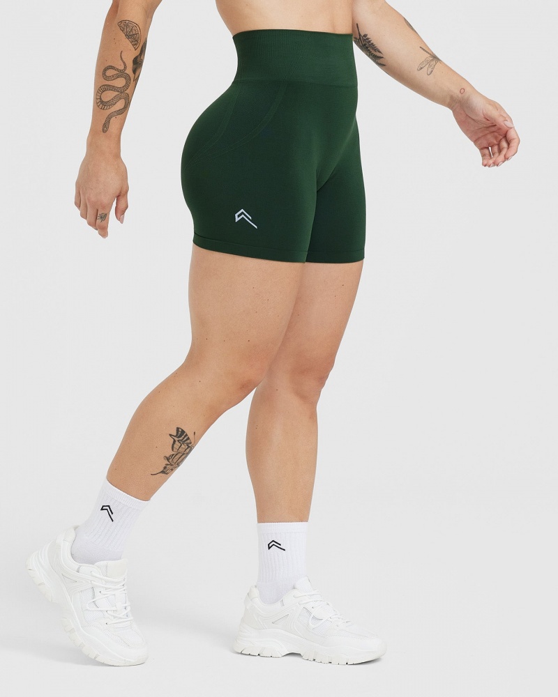 Green Oner Active Effortless Seamless Shorts | 45297ZKHR