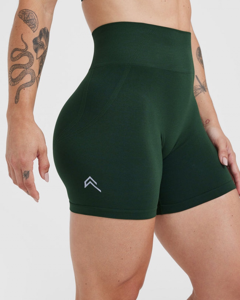 Green Oner Active Effortless Seamless Shorts | 45297ZKHR