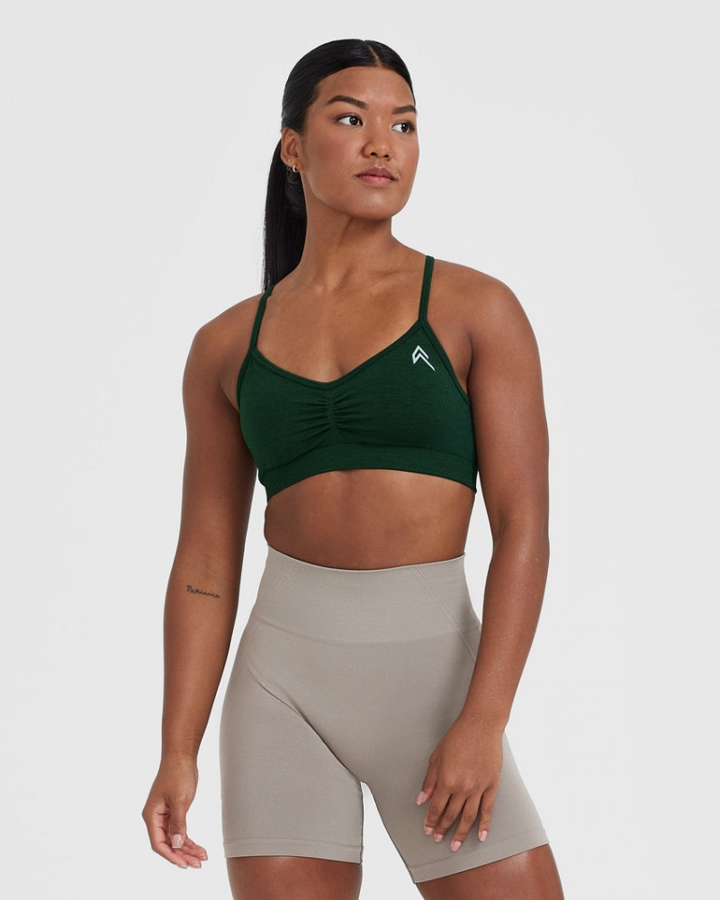 Green Oner Active Effortless Strappy Bralette Sports Bras | 78013DCBO