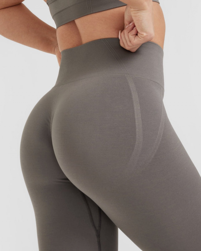 Grey Oner Active Effortless Seamless Leggings | 49216NTDZ