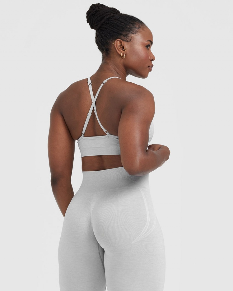 Grey Oner Active Effortless Strappy Bralette Sports Bras | 36875WCPL