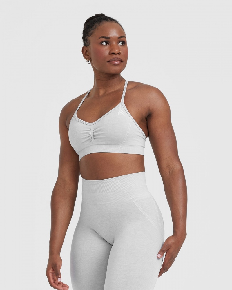 Grey Oner Active Effortless Strappy Bralette Sports Bras | 36875WCPL