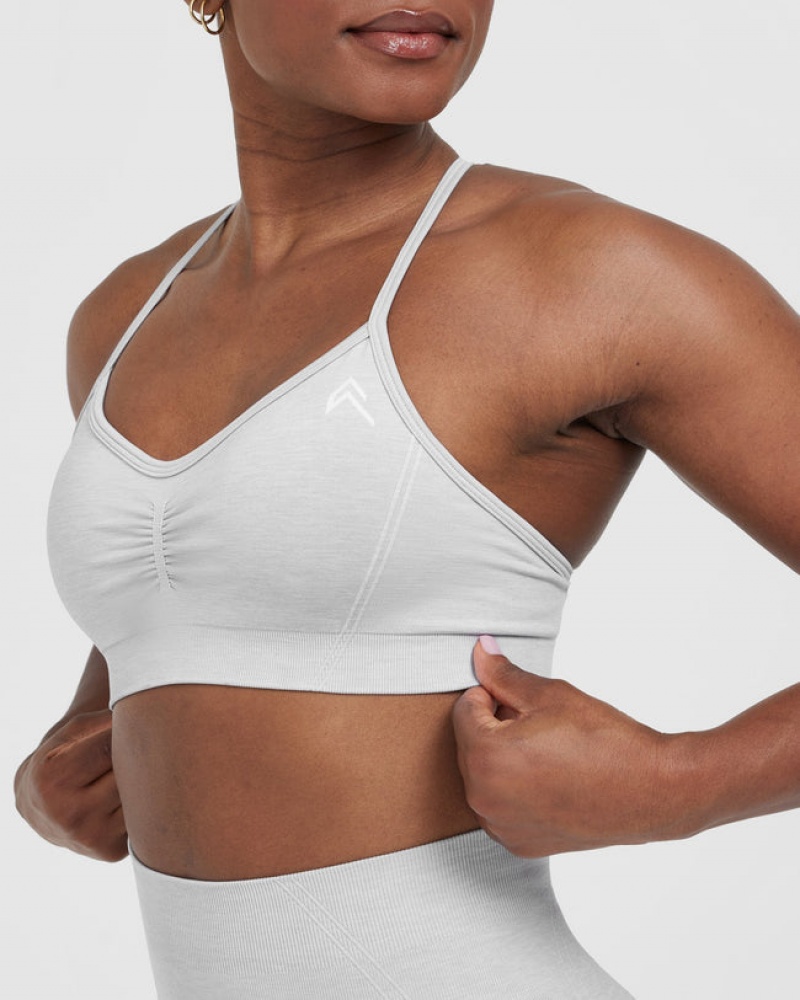 Grey Oner Active Effortless Strappy Bralette Sports Bras | 36875WCPL