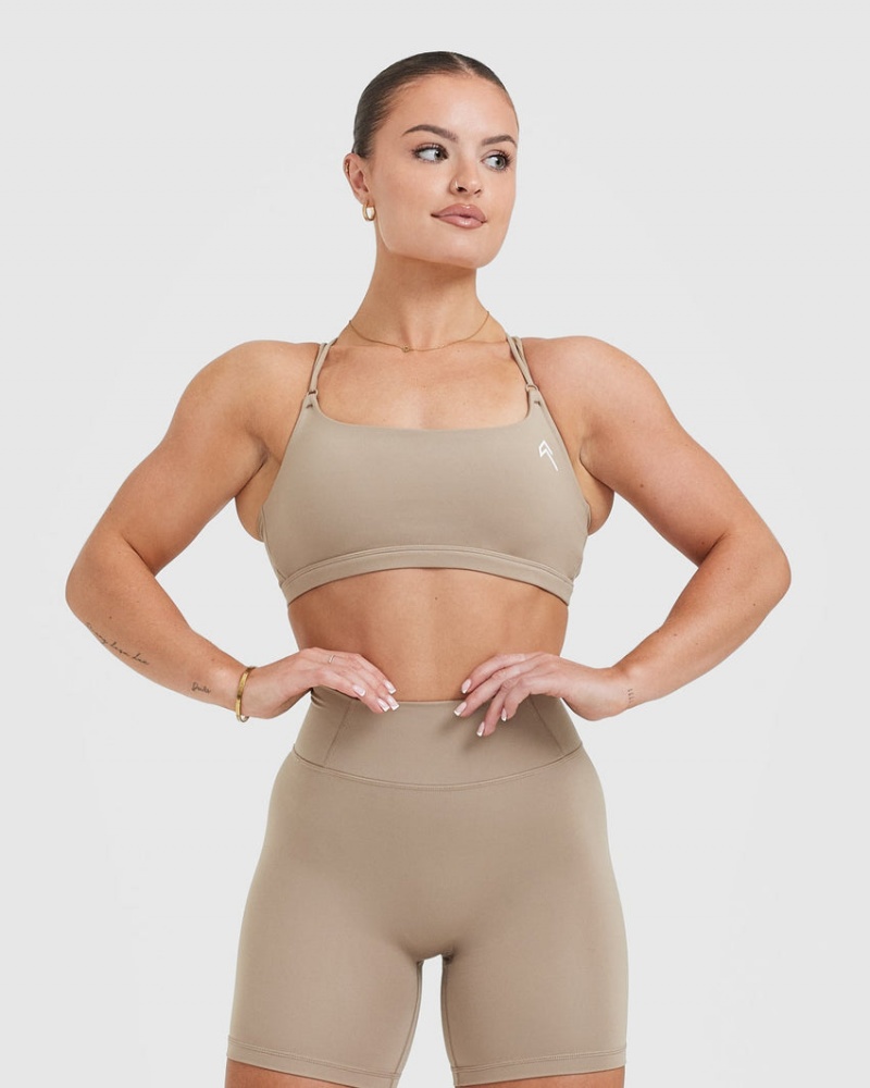 Grey Oner Active Everyday Cross Over Bralette Sports Bras | 36809CLSY