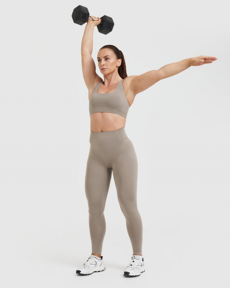 Grey Oner Active Timeless High Waisted Leggings | 14862HRUY