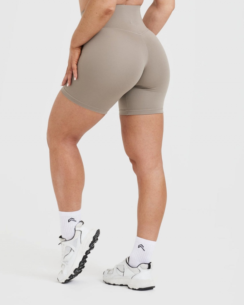 Grey Oner Active Timeless High Waisted Shorts | 80129RSTU