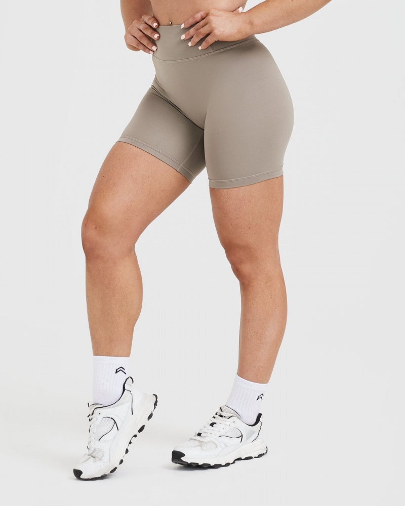 Grey Oner Active Timeless High Waisted Shorts | 80129RSTU