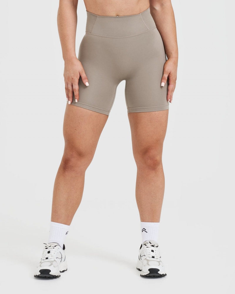 Grey Oner Active Timeless High Waisted Shorts | 80129RSTU