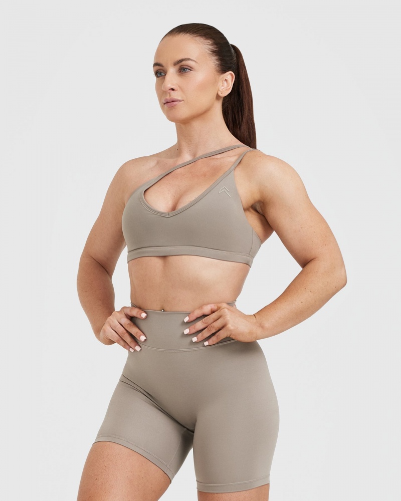 Grey Oner Active Timeless Strappy Bralette Sports Bras | 43075CGTP