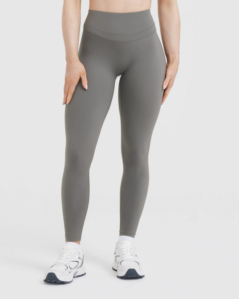 Grey Oner Active Unified High Waisted Leggings | 64293LEJA