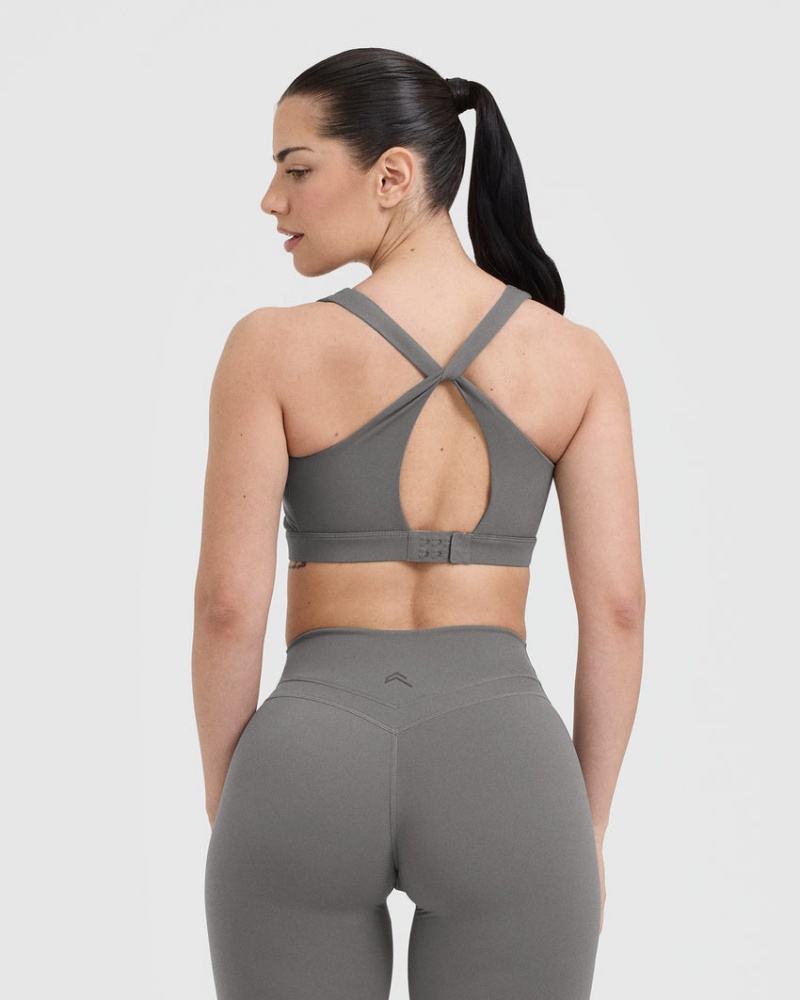 Grey Oner Active Unified Layered Sports Bras | 36947TSNP