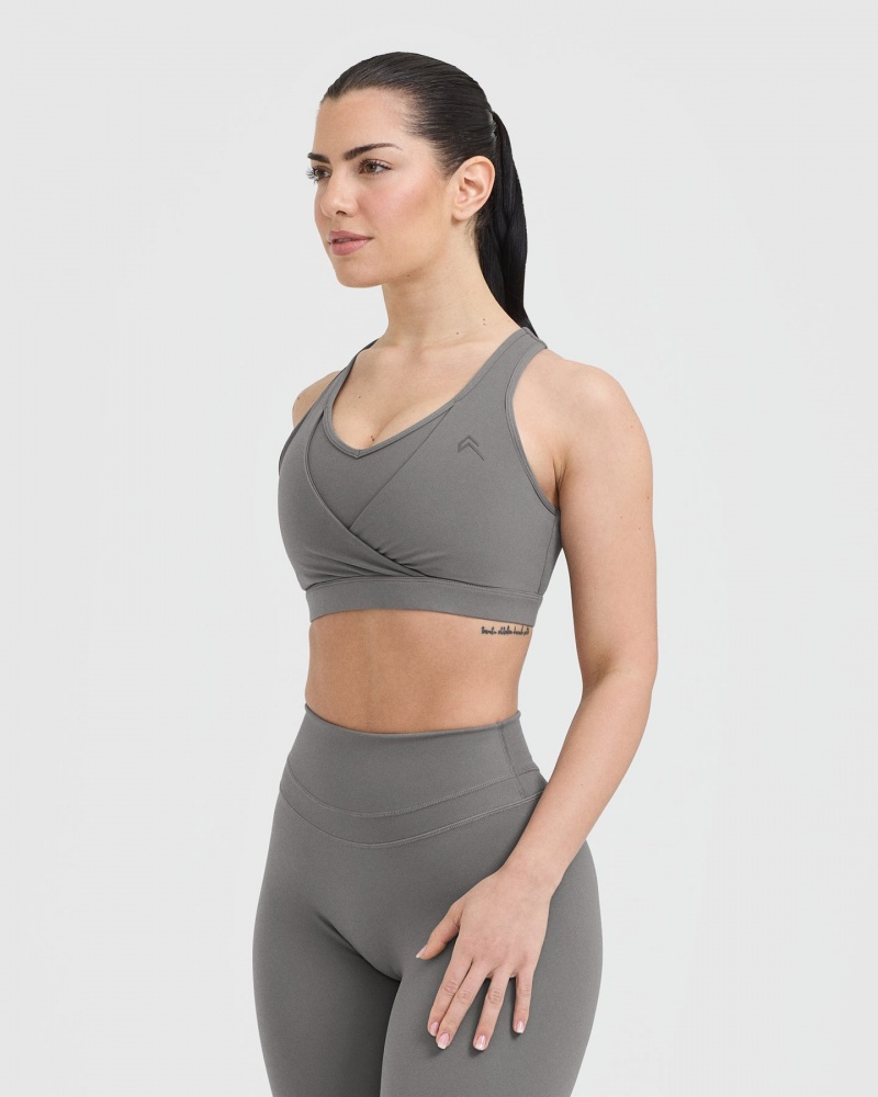 Grey Oner Active Unified Layered Sports Bras | 36947TSNP