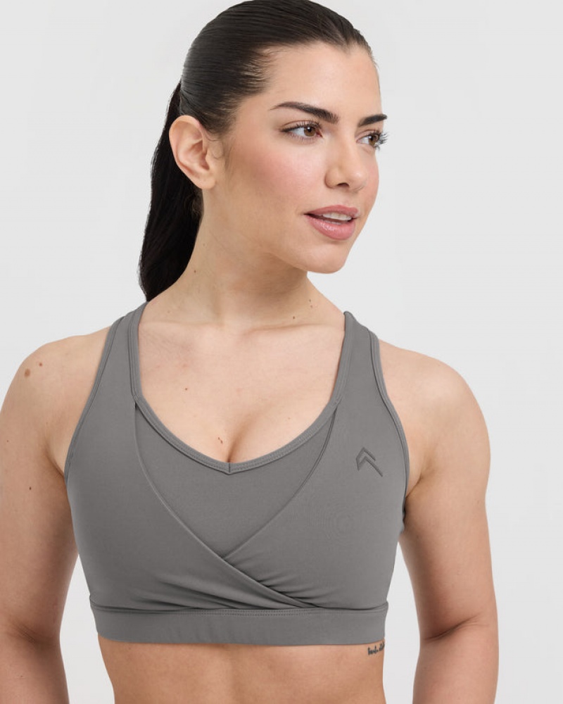 Grey Oner Active Unified Layered Sports Bras | 36947TSNP