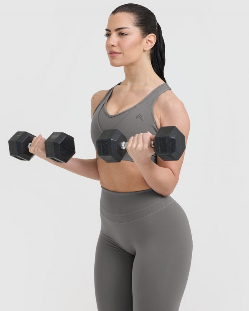 Grey Oner Active Unified Layered Sports Bras | 36947TSNP