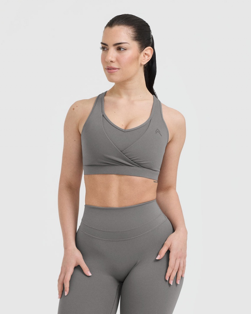 Grey Oner Active Unified Layered Sports Bras | 36947TSNP