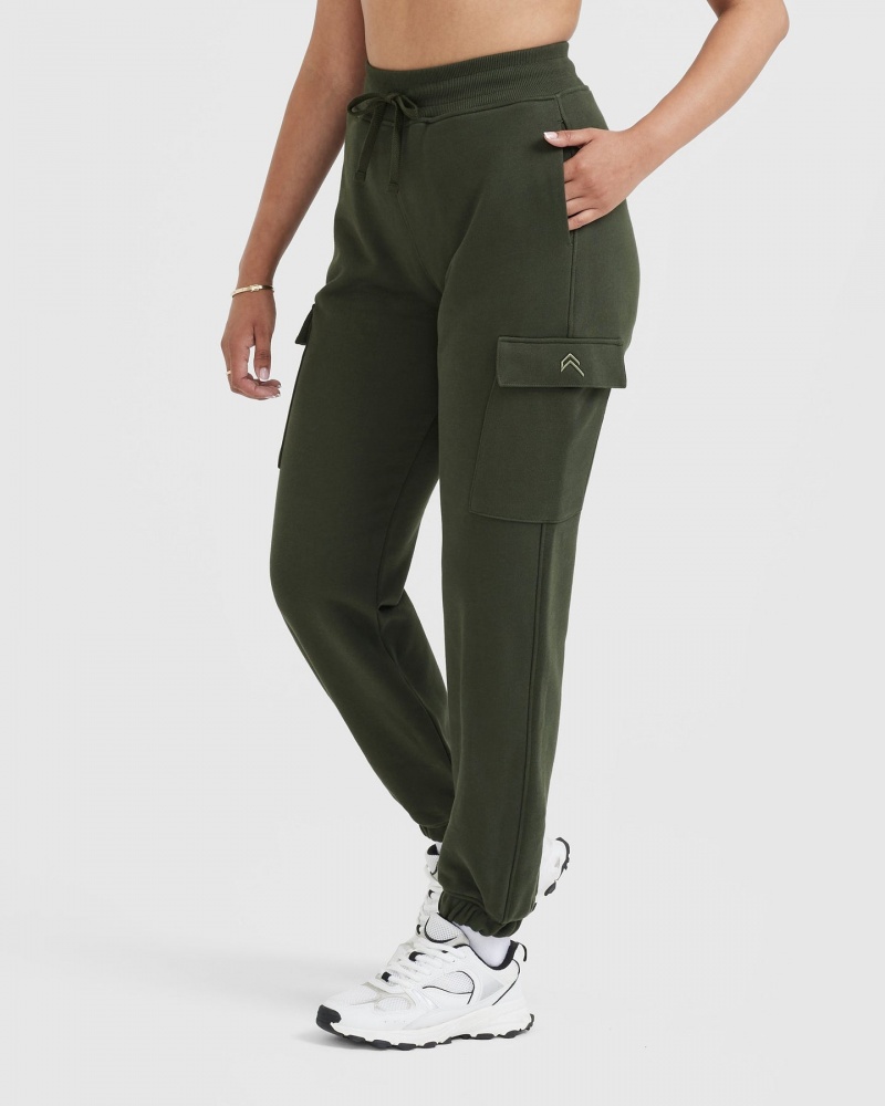 Khaki Oner Active All Day Lightweight Cargo Joggers | 75413XKFM