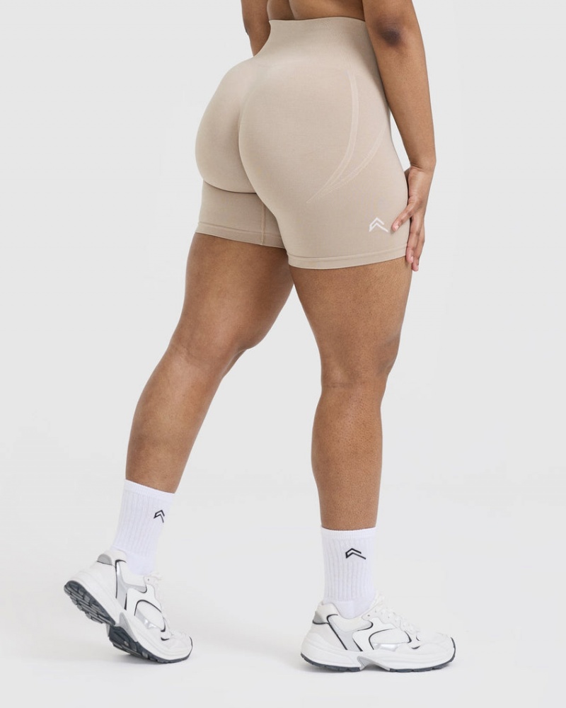 Light Brown Oner Active Effortless Seamless Shorts | 01682MQZC