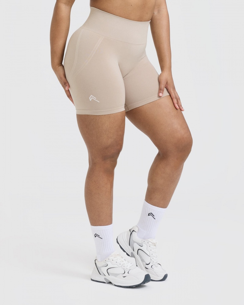 Light Brown Oner Active Effortless Seamless Shorts | 01682MQZC