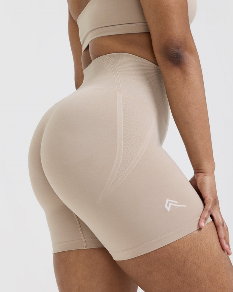 Light Brown Oner Active Effortless Seamless Shorts | 01682MQZC