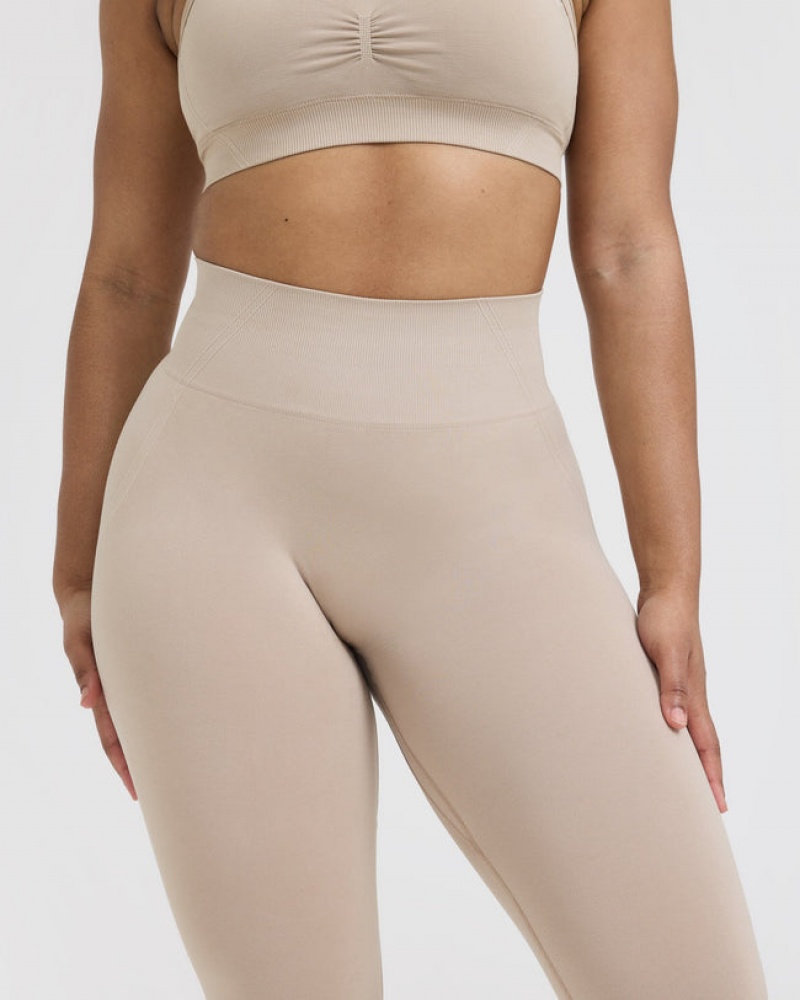 Light Brown Oner Active Effortless Seamless Leggings | 34769ZKJO