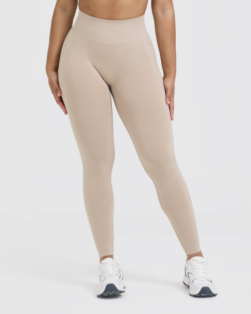 Light Brown Oner Active Effortless Seamless Leggings | 34769ZKJO