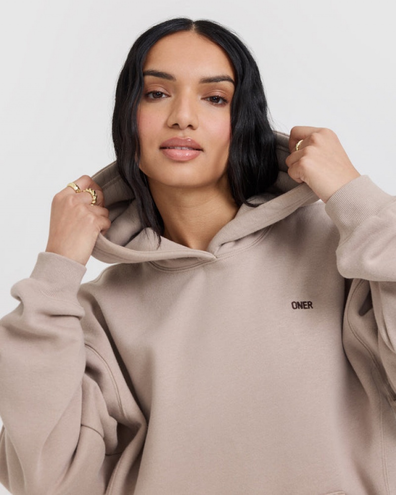 Light Brown Oner Active Foundations Hoodie | 16537ZSHE