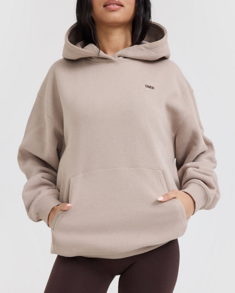 Light Brown Oner Active Foundations Hoodie | 16537ZSHE