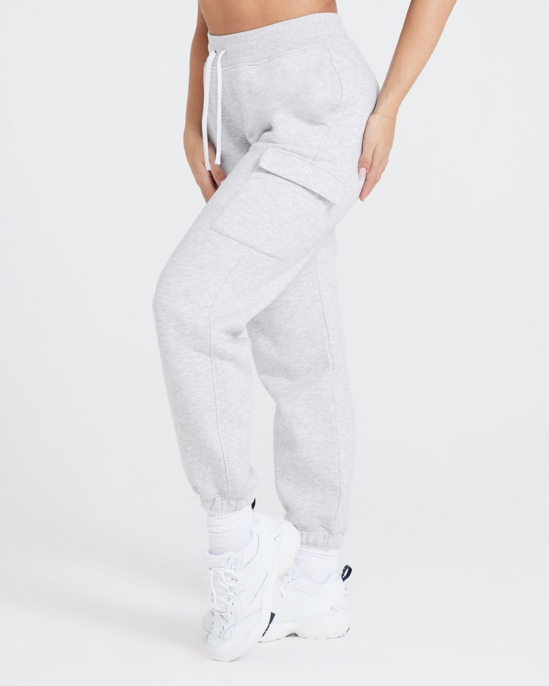 Light Grey Oner Active All Day Cargo Joggers | 52134WTMV