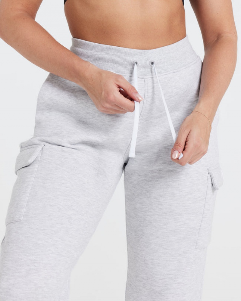 Light Grey Oner Active All Day Cargo Joggers | 52134WTMV