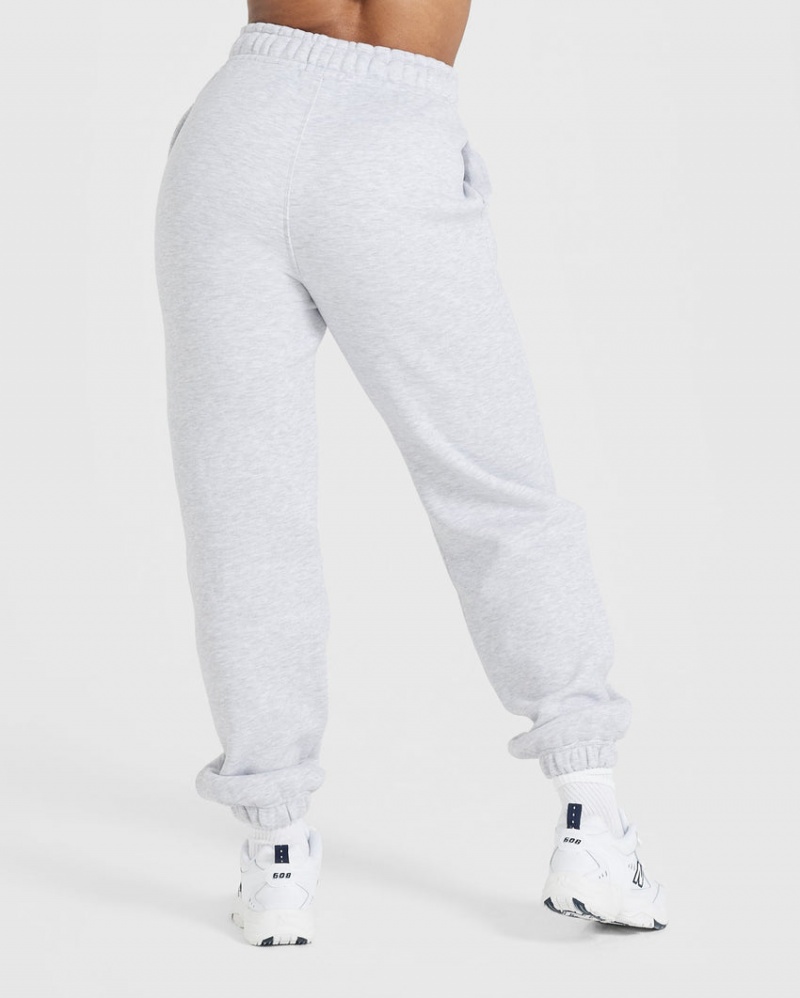 Light Grey Oner Active All Day Varsity Oversized Joggers | 71803GCNA