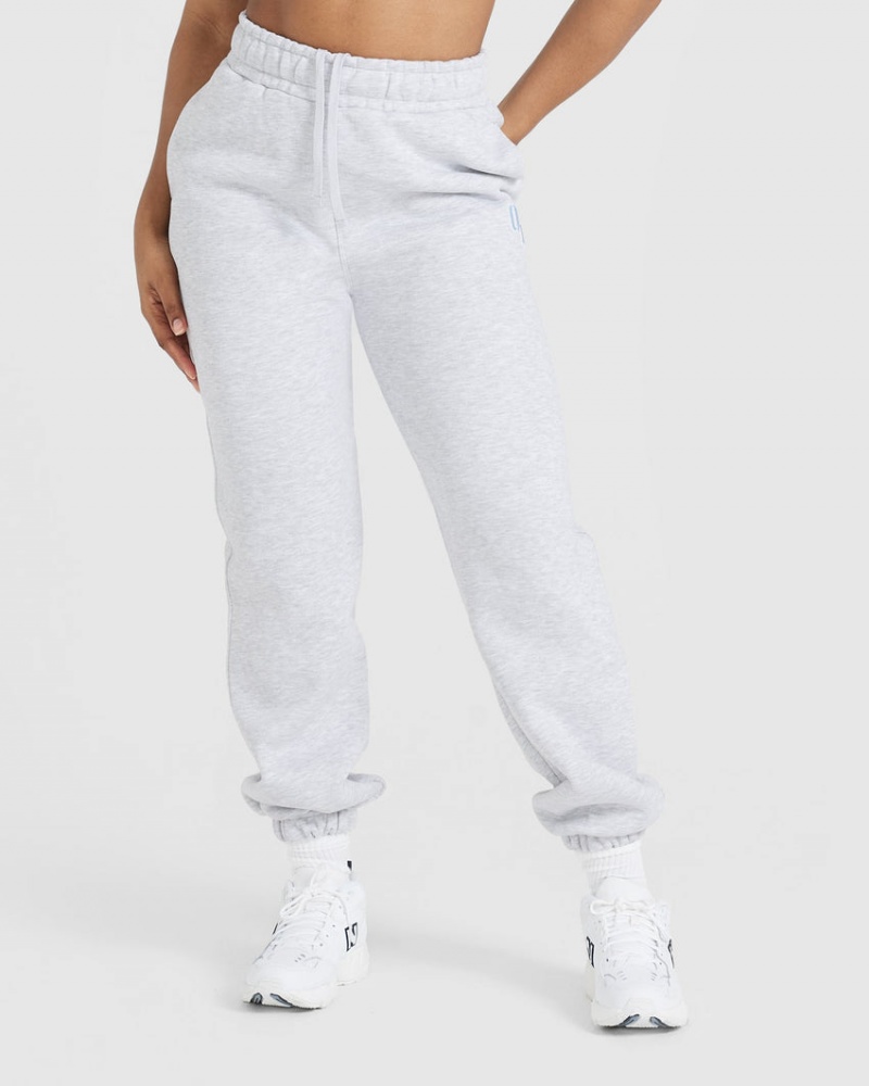 Light Grey Oner Active All Day Varsity Oversized Joggers | 71803GCNA